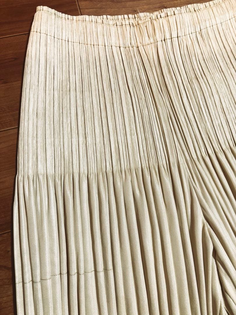 PLATS PLEASE プリーツサルエルパンツ レモンイエロー