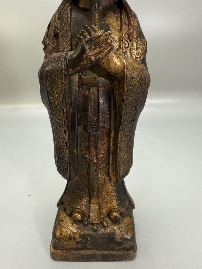 中国 古銅 人物 置物 骨董品 古美術