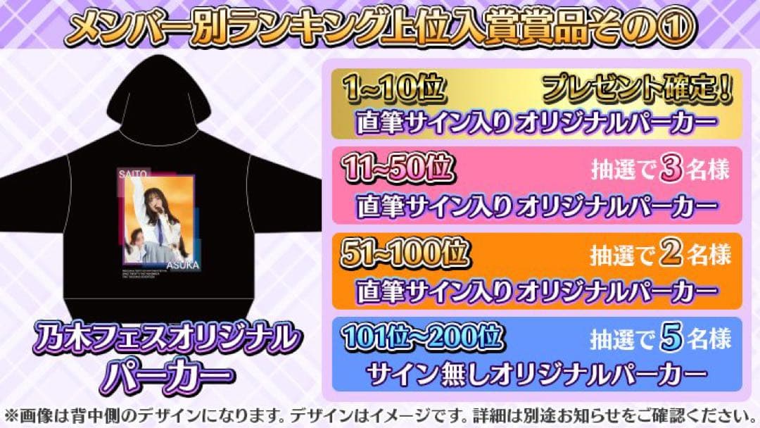 乃木坂46 遠藤さくらサイン入りパーカー