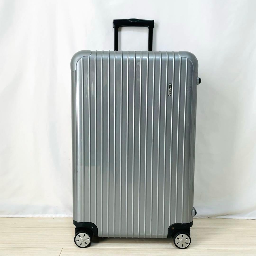 美品 リモワ サルサ 82L 4輪 グレー シルバー 廃盤 - メルカリ