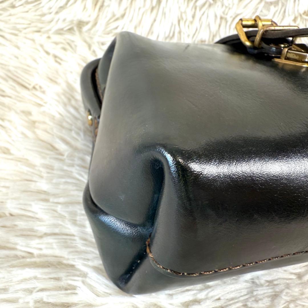 ヘルツ HERZ 2way ミニドクターズバッグ クロスボディ ダークグリーン