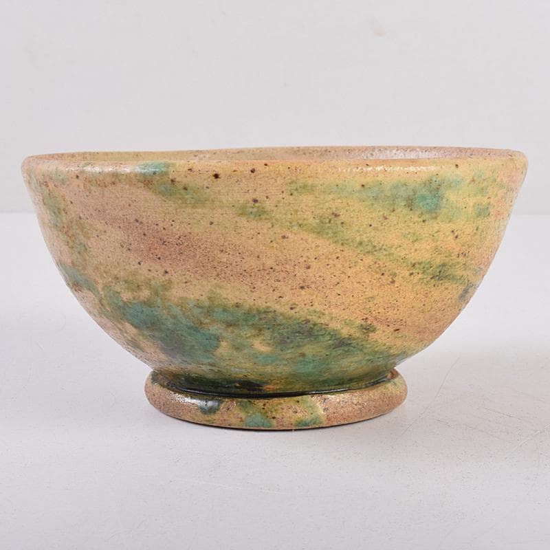 桂又三郎極め 伊賀焼 古伊賀 藤堂伊賀 初代 岡本定八作 水呑茶碗