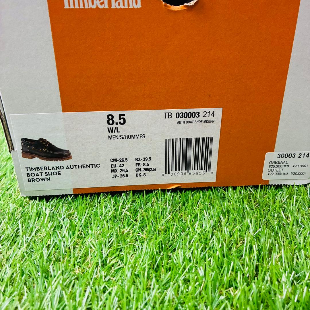 【新品・箱付き】Timberland 3eye classc lug 26.5
