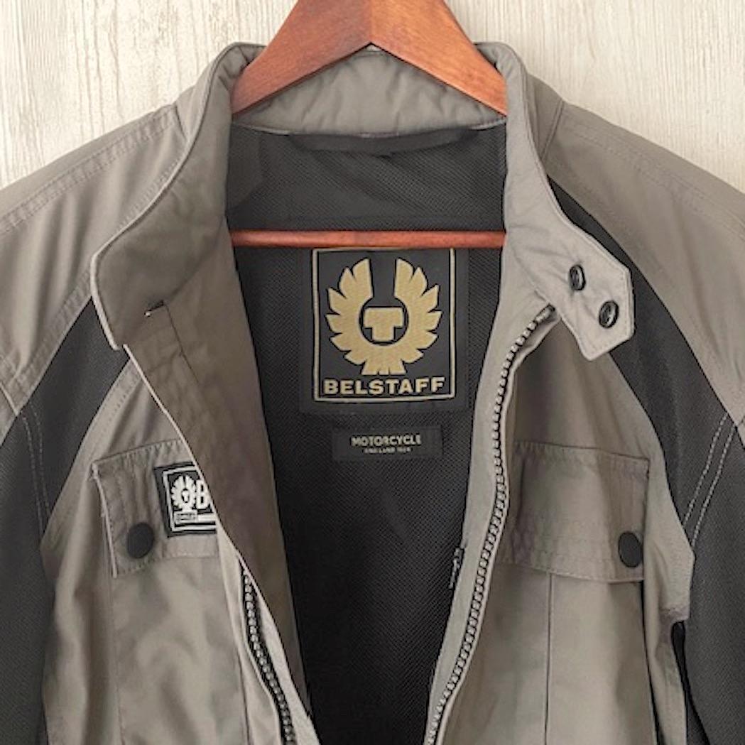 年末SALE! 試着美品Belstaffメッシュ切替ライダーズXL 5点パッド付