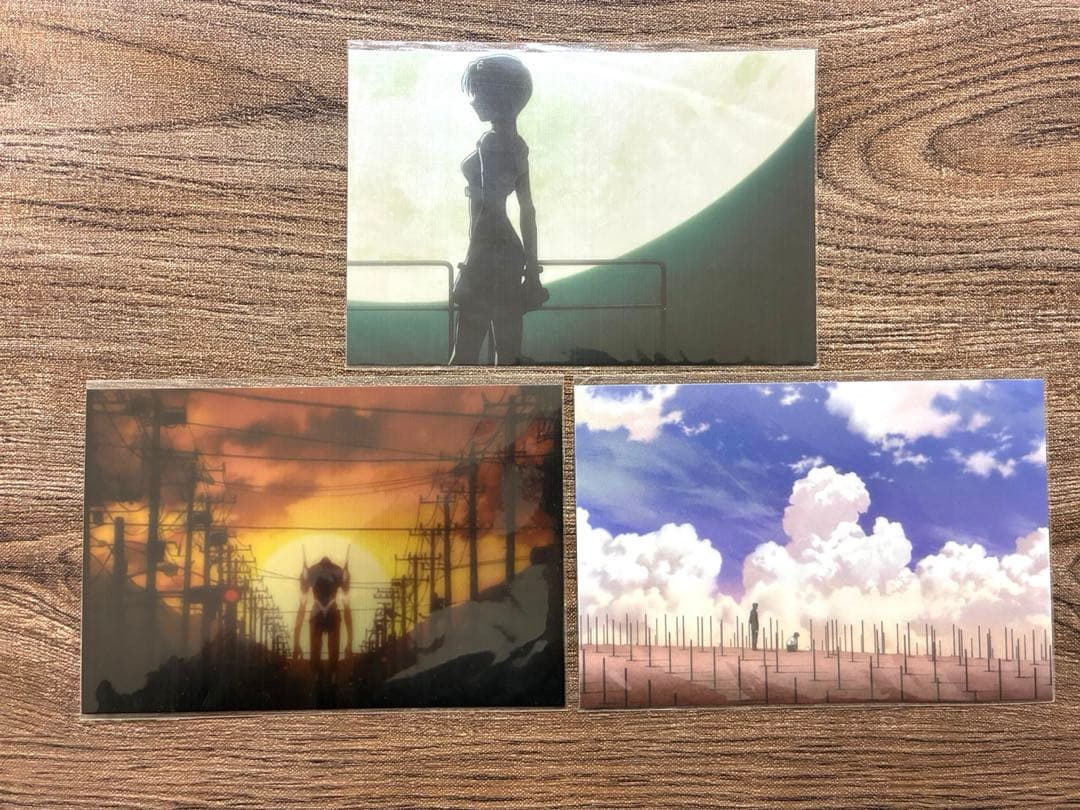 エヴァンゲリオン　ポストカード、ステッカー他　計18点