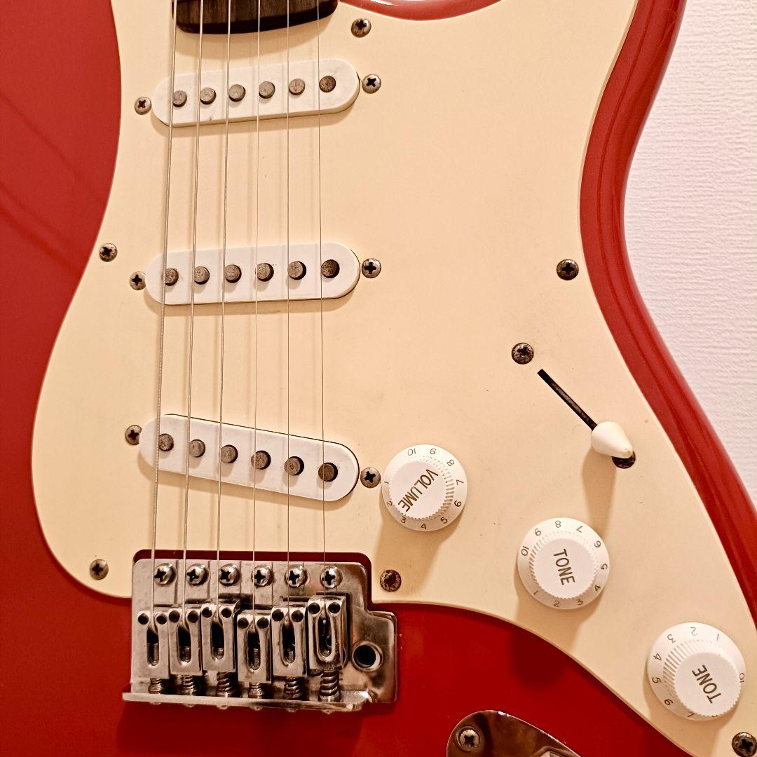 メンテ済｜Squier エレキギター ストラトキャスター ダコタレッド