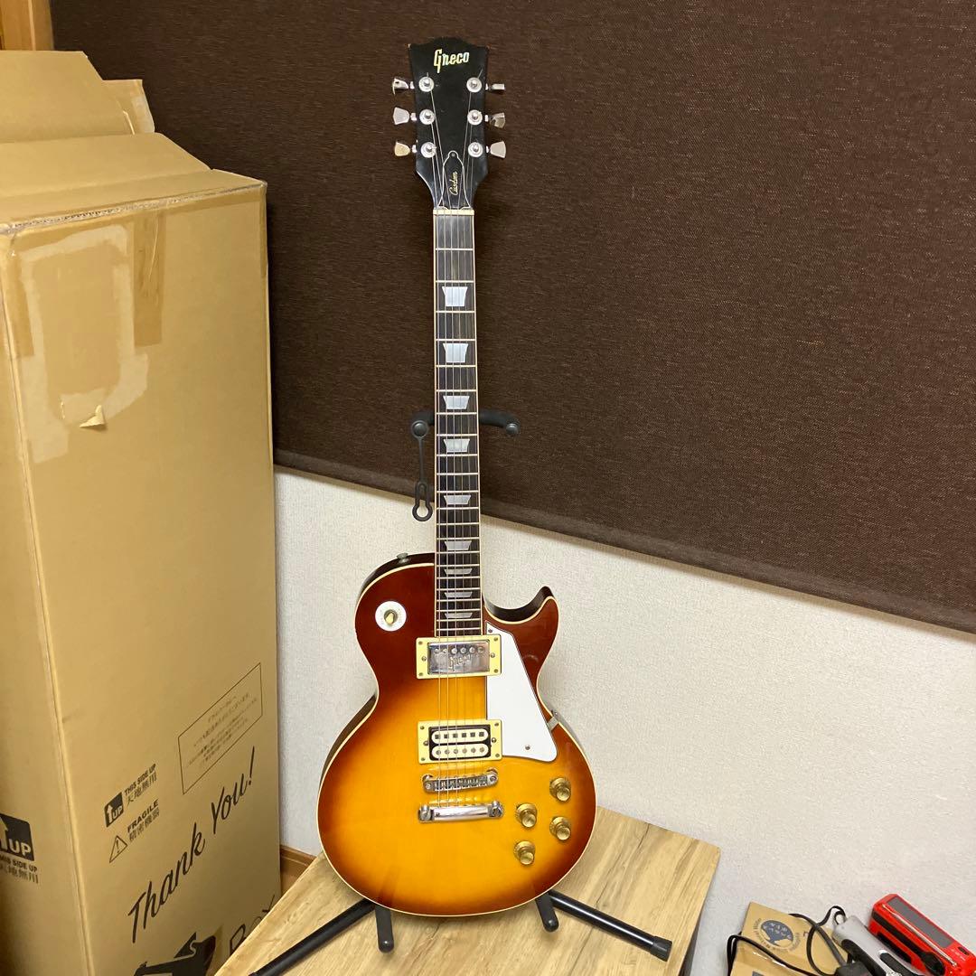 ジャパンビンテージ グレコ グネコ レスポール カスタム 音出OK 劇鳴