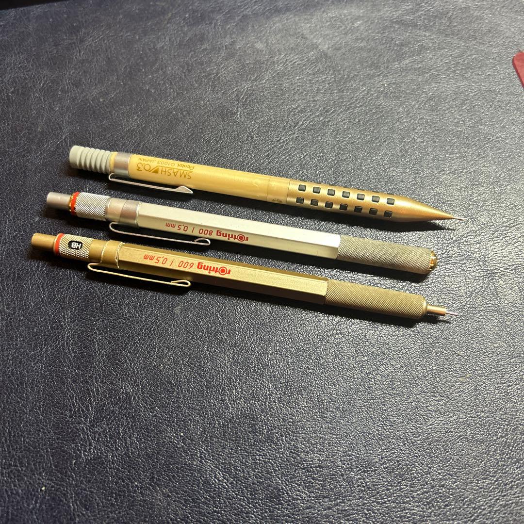 シャーペンまとめ売り ロットリング800、600、スマッシュ金 - メルカリ