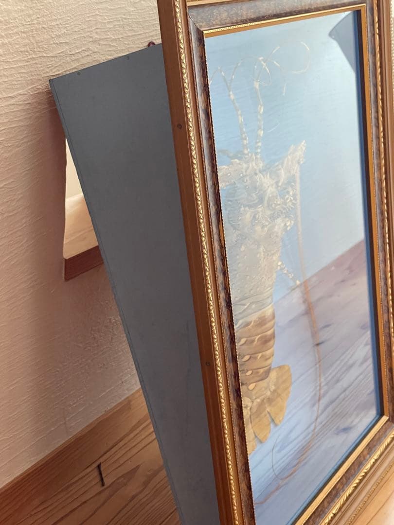 昭和レトロ】【特大】伊勢海老ゴシキエビニシキエビ剥製•標本（ガラス