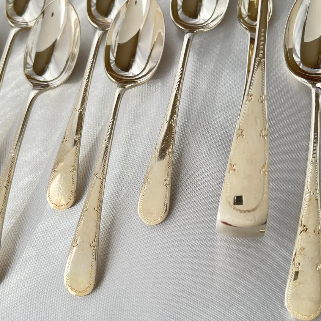 【英国】【白蝶貝】アフタヌーンティー向けセット マザーオブパール ケース