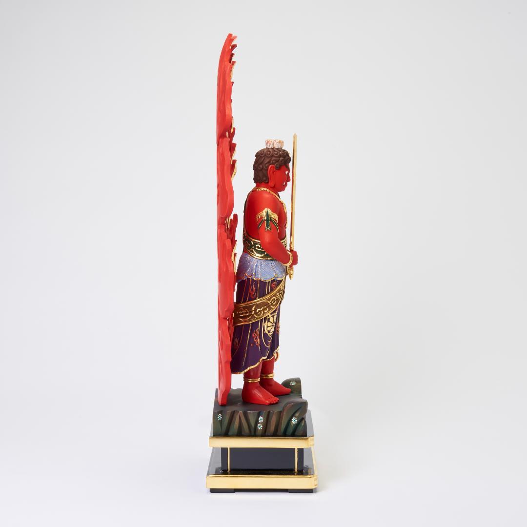 楠 立赤不動明王 70cm 濃彩切金 #072 - メルカリ