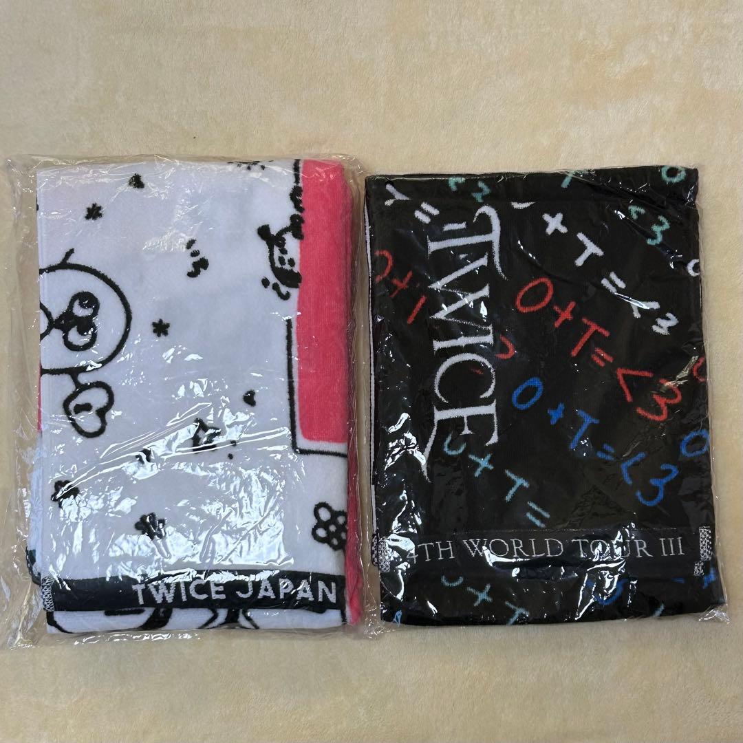 TWICE ONCE 限定バスタオル ライブツアーマフラータオル セット - メルカリ