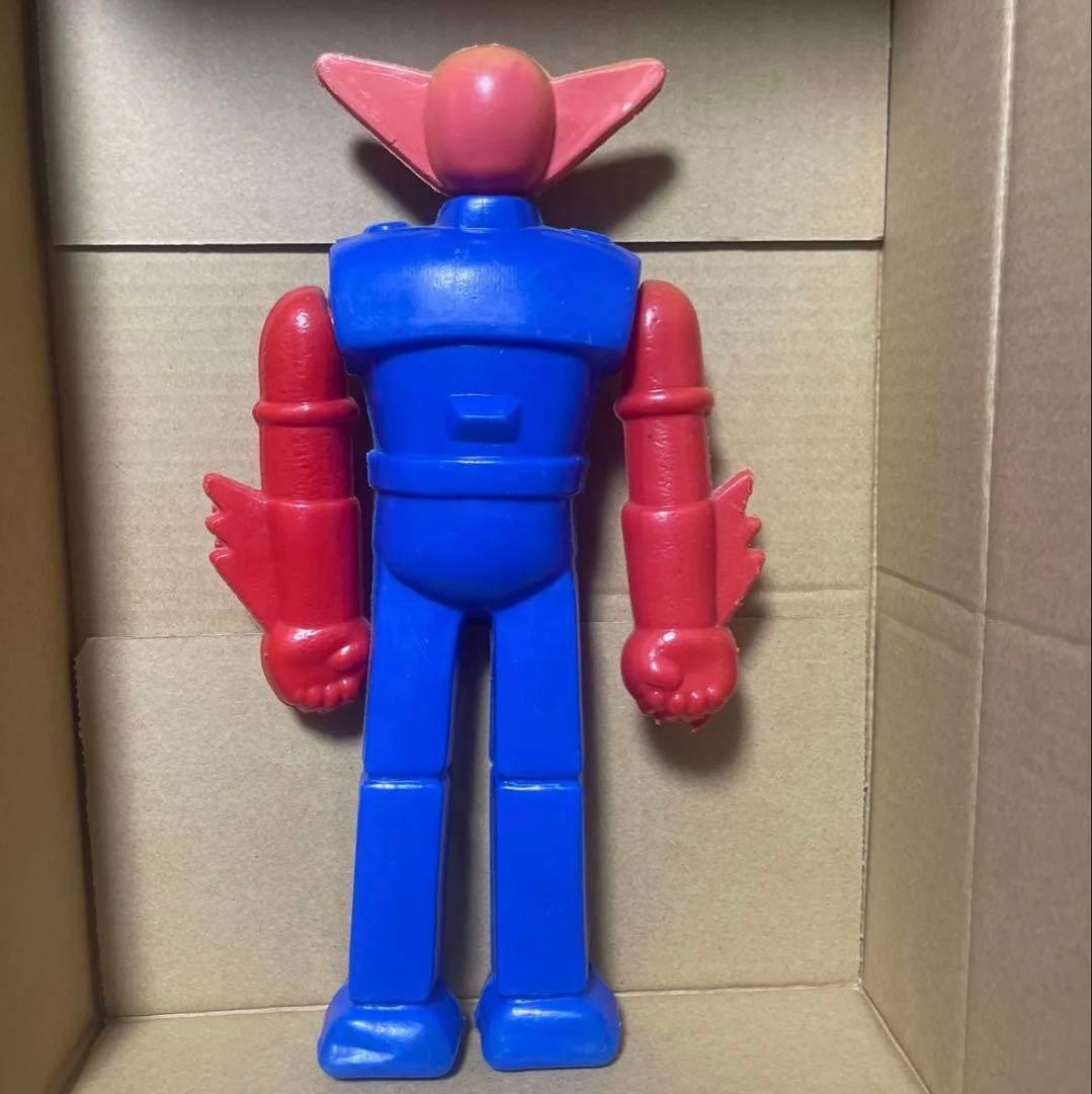 超激レア 珍品】スーパーロボット パチ物 ソフビ ポリ 香港製 29cm