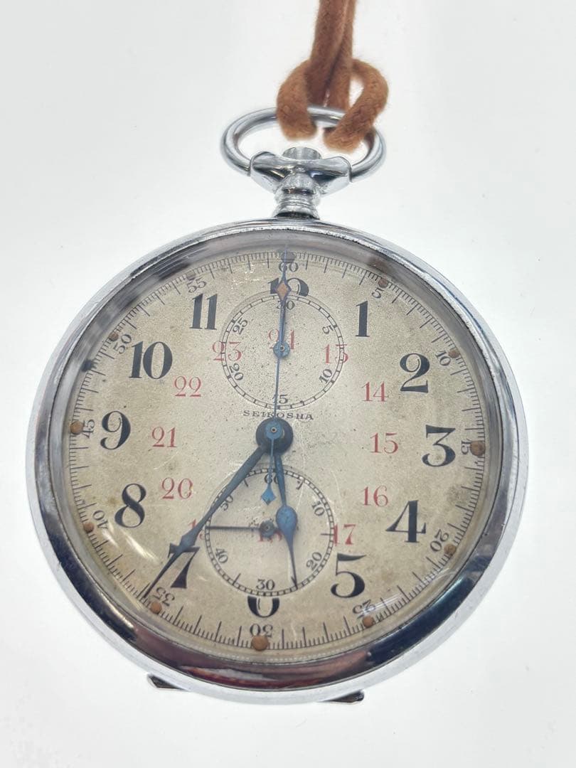 SEIKO 懐中時計 国鉄 昭和37年 手巻き 青焼き針 吊カンが楕円