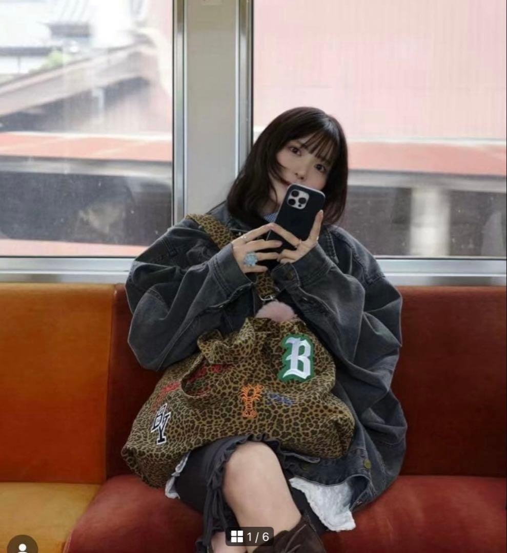 MAISON BIBIY.LEOPARD TOTE - メルカリ