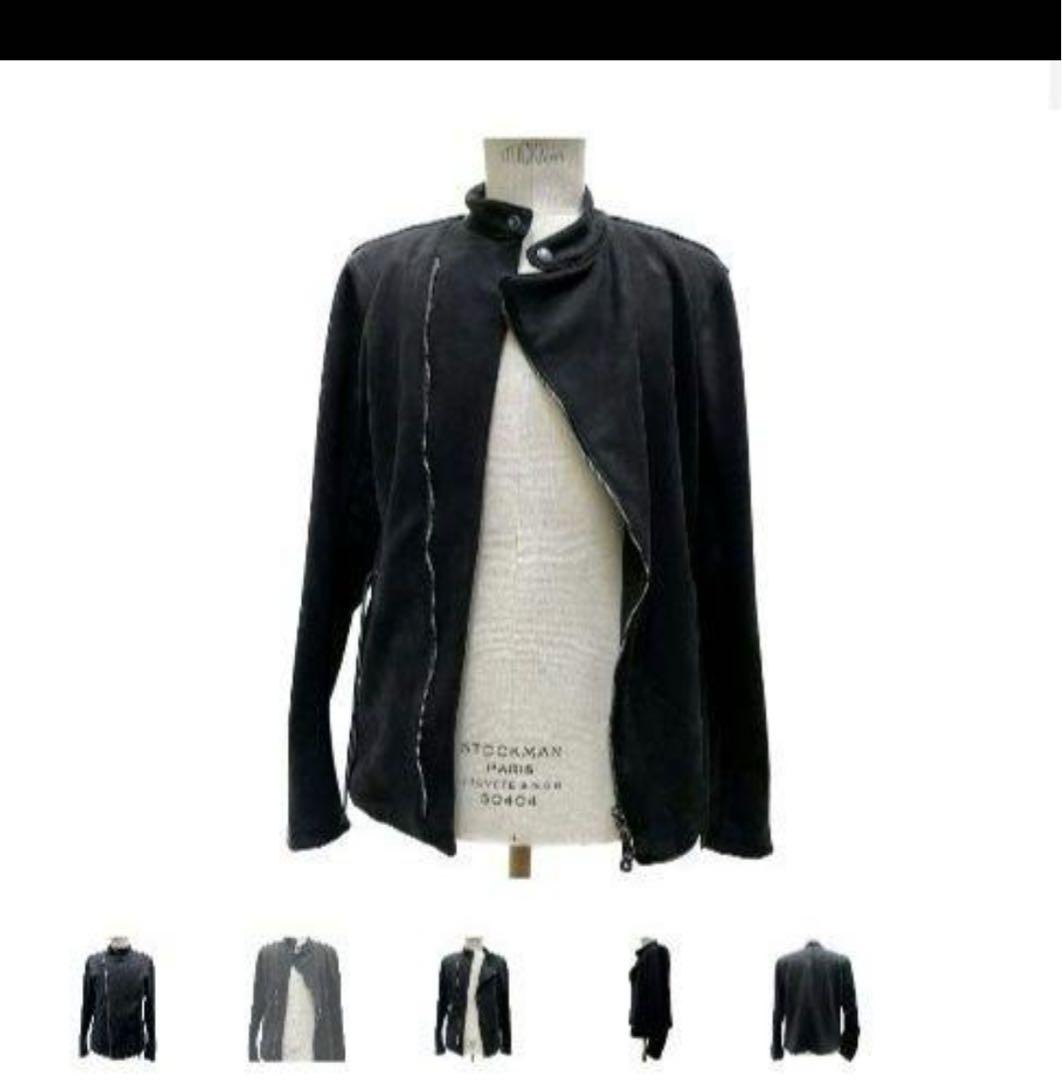 フランシストモークス アシンメトリーライダースジャケット