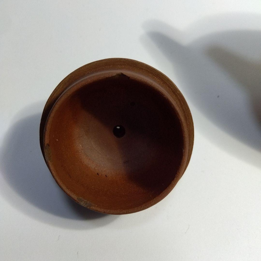 唐物 朱泥 急須 煎茶器 漢詩 蓋の内側に3か所ホツ有り - メルカリ