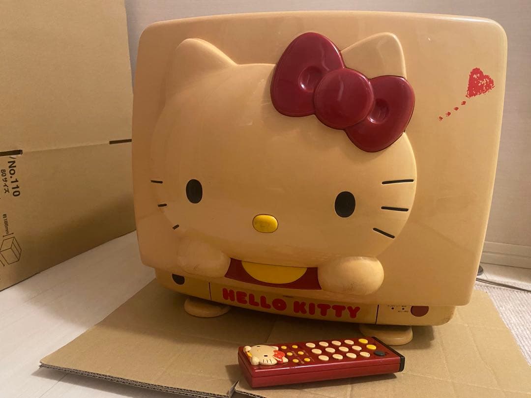 ハローキティ ブラウン管テレビ サンリオ C-14 KTY レトロ - メルカリ