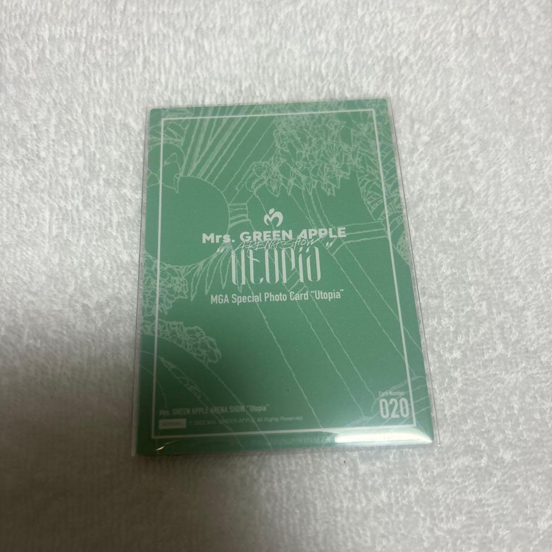 Mrs. GREEN APPLE フォトカード Utopia 020 - メルカリ