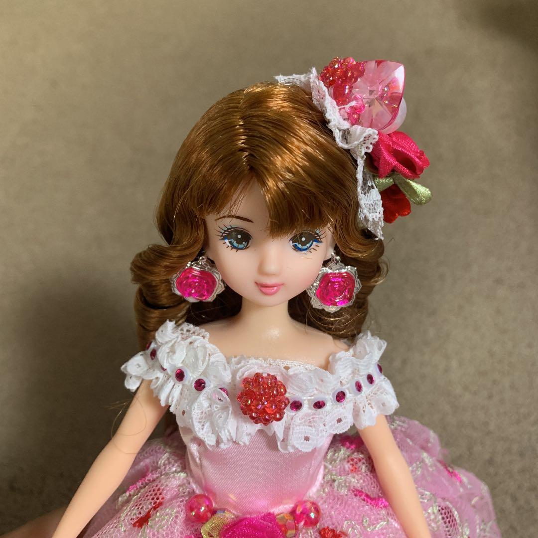 リカちゃん ドール 薔薇ドレス