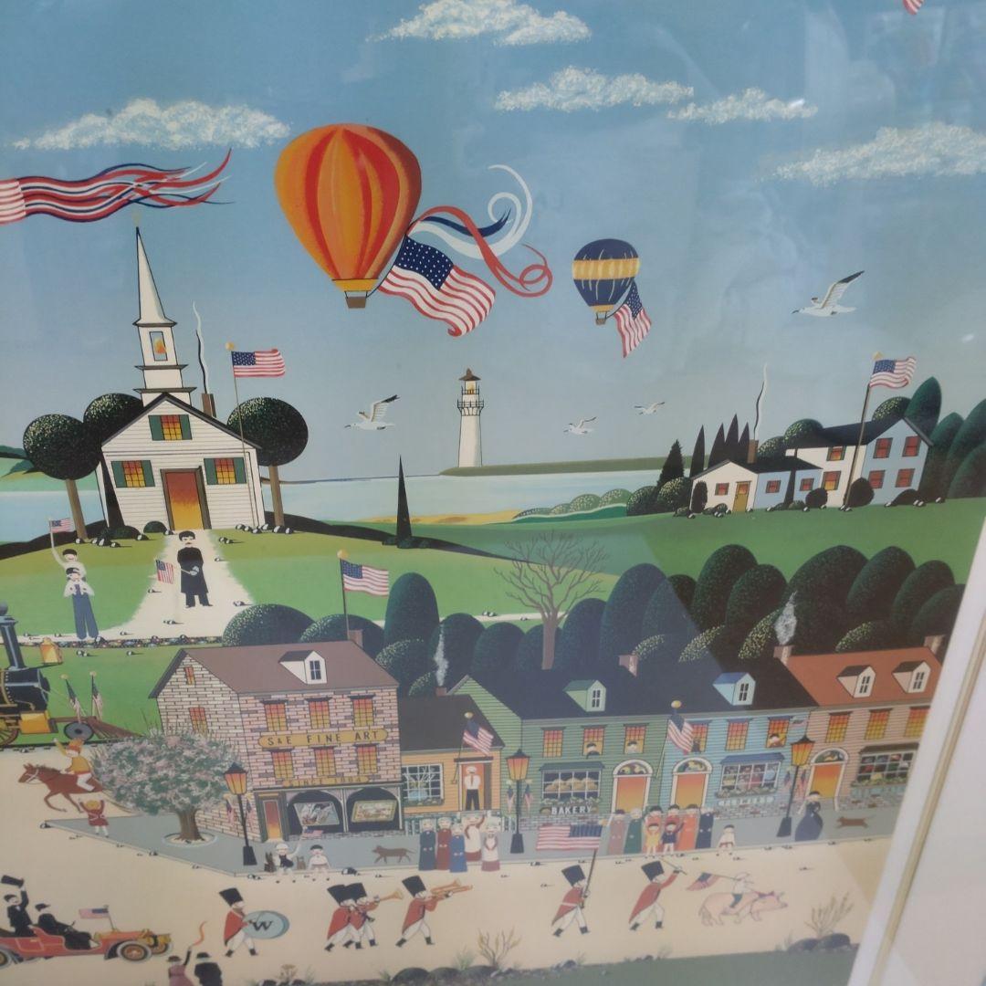 素敵なカントリー アメリカ ニッキーワタナベ シルクスクリーン 大