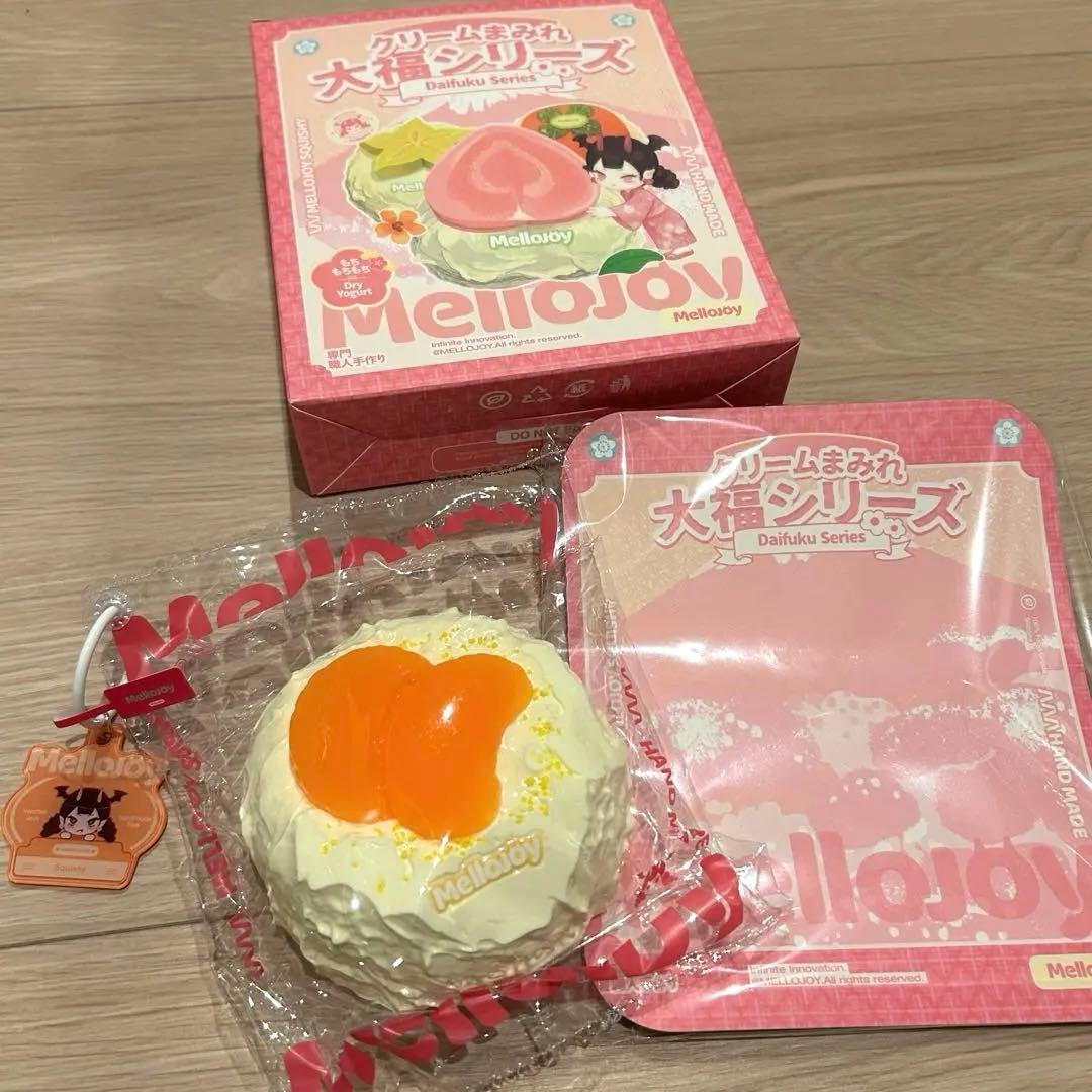 Mellojoy メロジョイ スクイーズ 大福シリーズ みかん オレンジ - メルカリ
