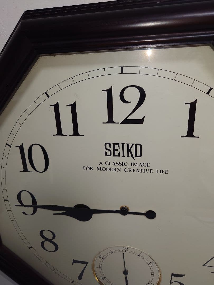 特大】SEIKO セイコー 壁掛け時計 QUARTZ JAPAN KS421B