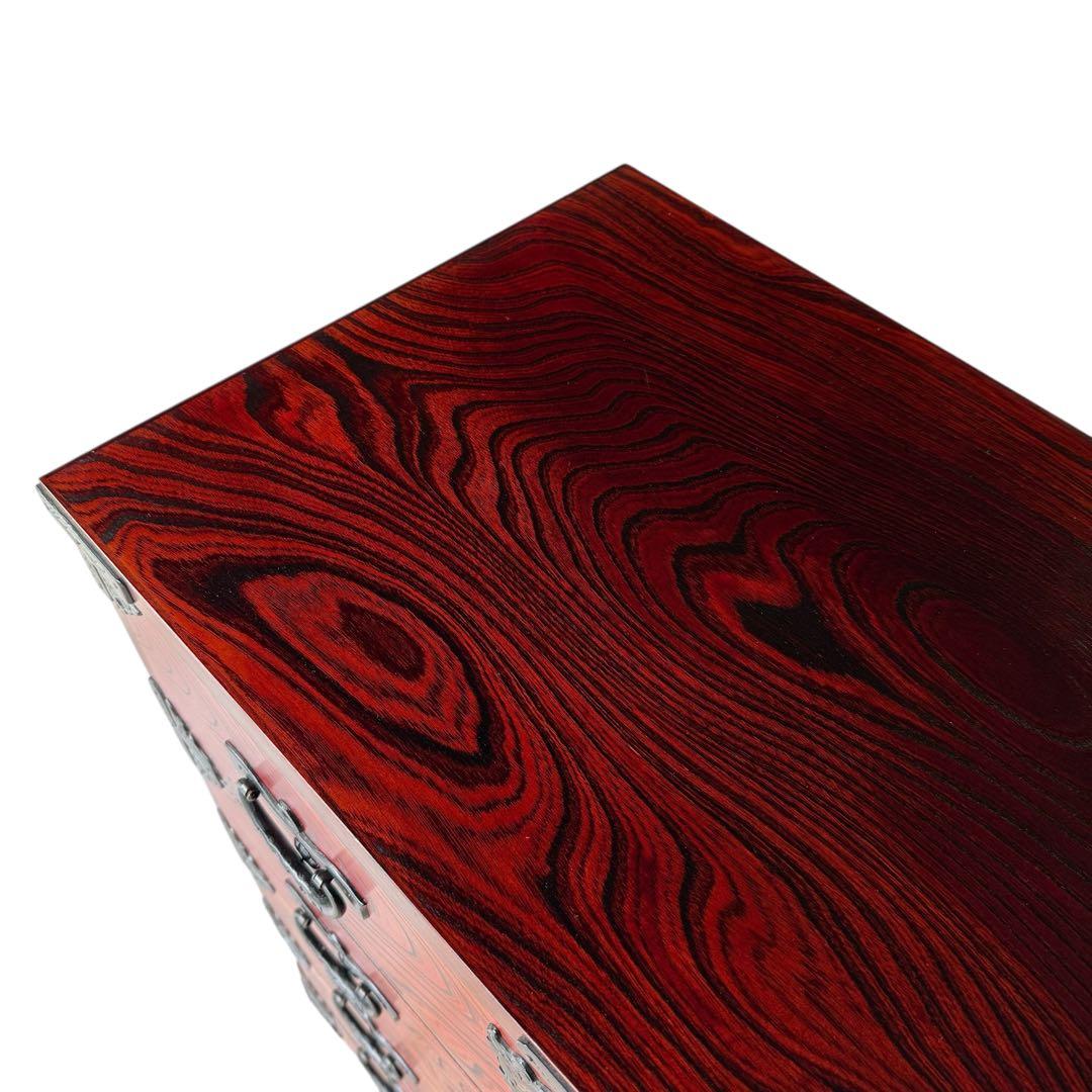 HR836 岩谷堂箪笥 4段4杯 鍵付き 南部鉄器 漆塗り最高級 HR836 岩谷堂