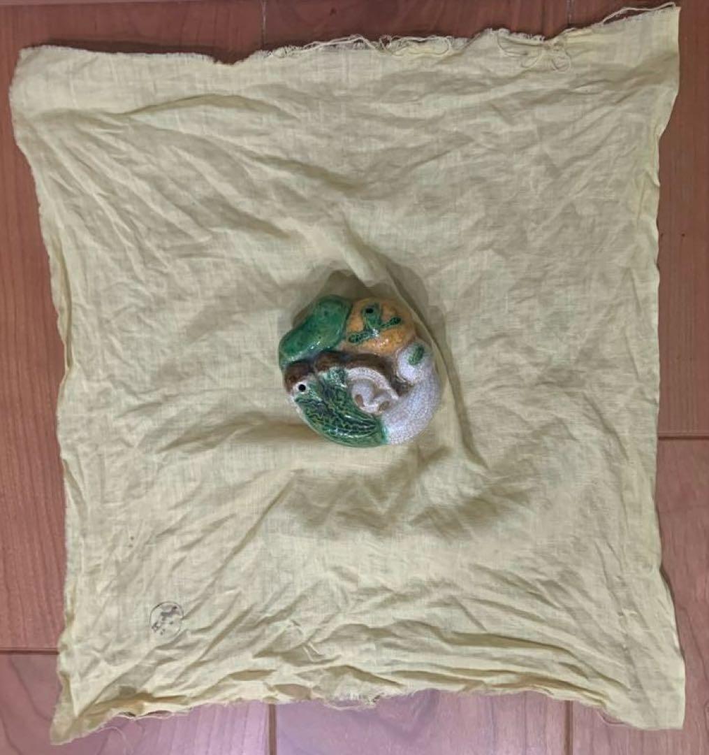 希少 中国 漳州窯 三彩野菜 水滴 明時代末期 - メルカリ