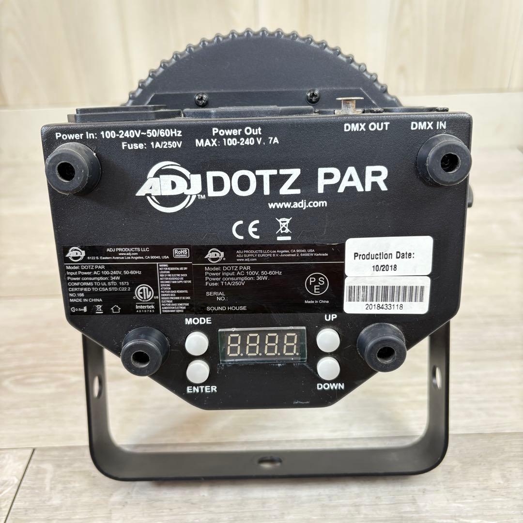 ADJ ( アメリカンディージェイ ) Dotz Par LEDパーライト 舞台
