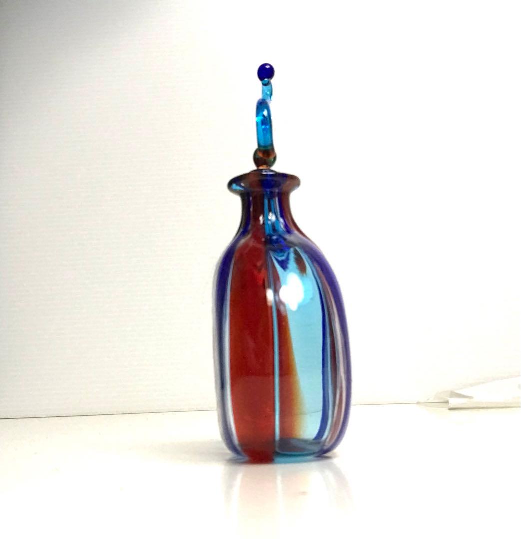F＆M Ballarin ムラーノガラス】 香水瓶／イタリア／工芸品／美術品