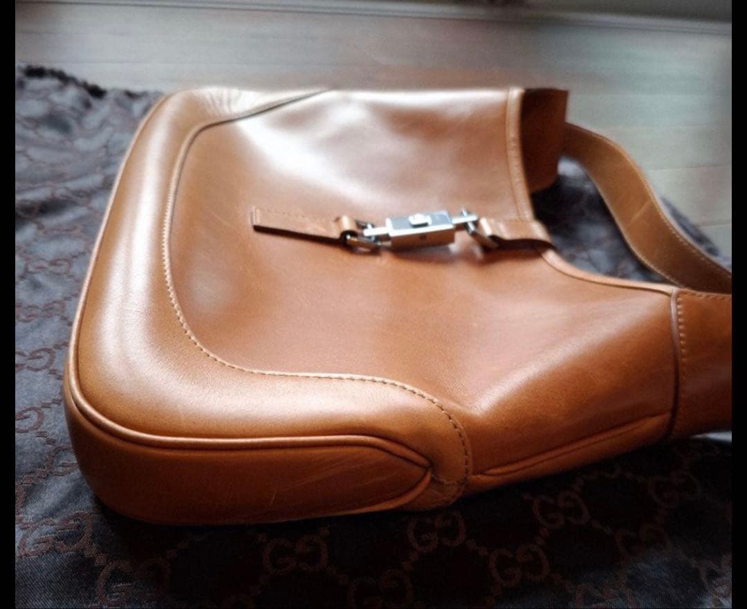 グッチ GUCCI ショルダーバッグ ジャッキー 1956 シェル 本革