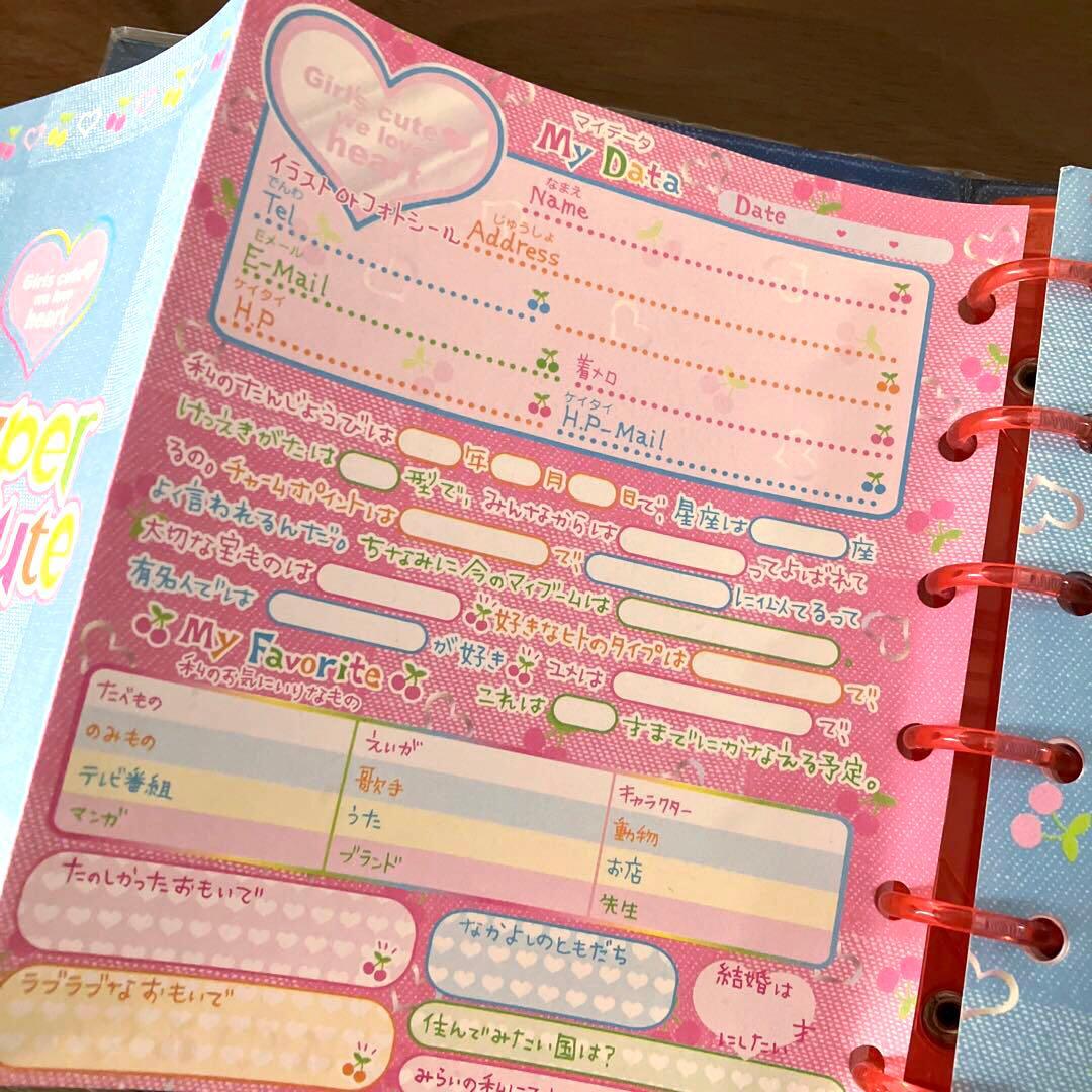 平成 サンエックス プロフ帳 プロフィール帳 レトロ 未使用 当時物