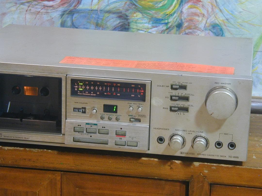SONY TC-K65 カセットデッキ(1979年頃) 動作しません。