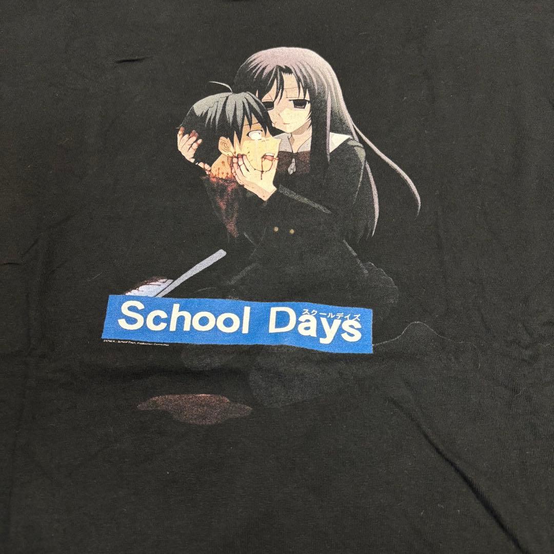 School Days アニメ Tシャツ