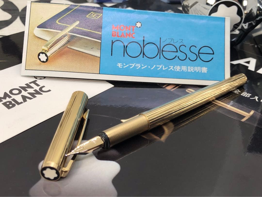 モンブラン ☆金運を呼ぶ総金張り未使用に近い価値の高い逸品