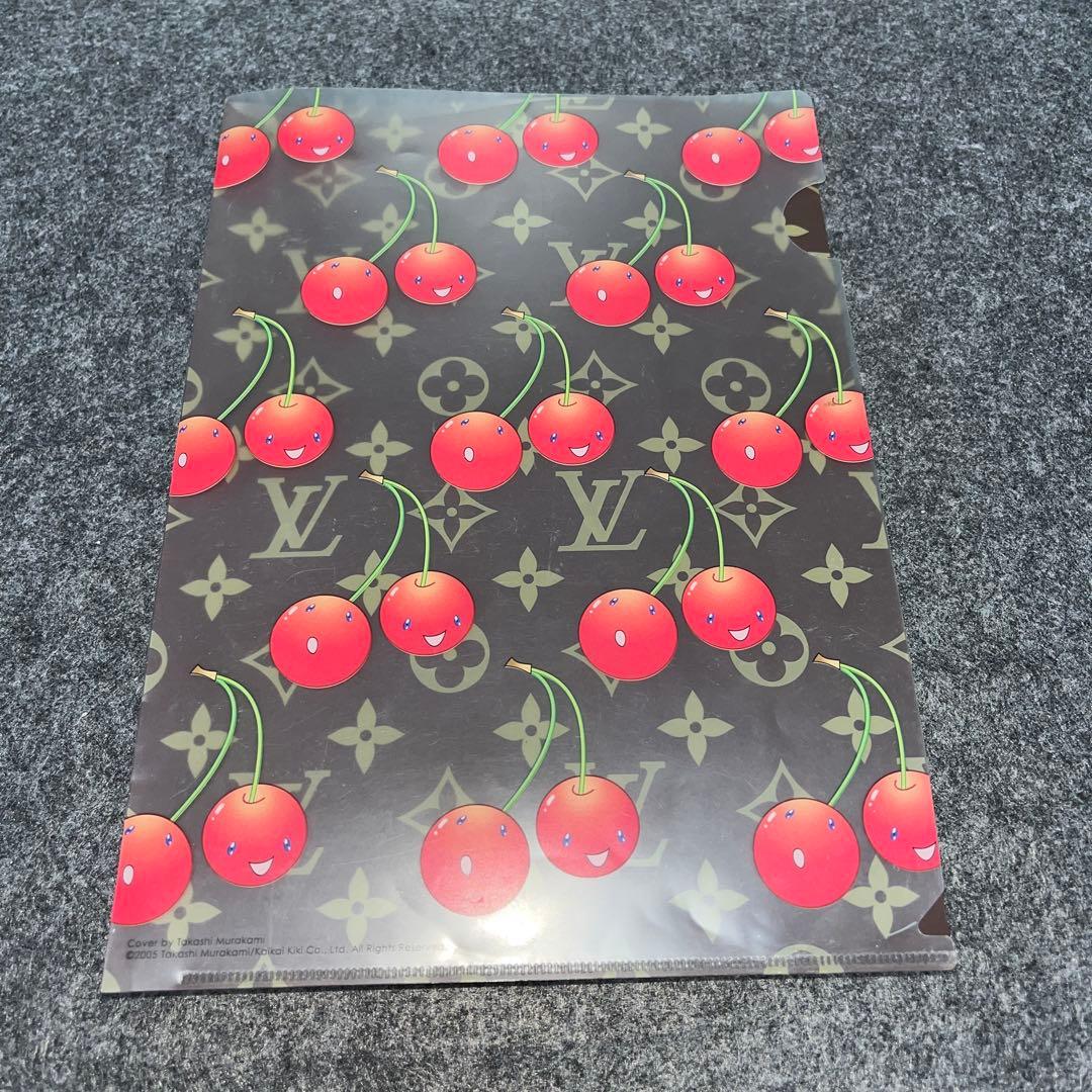 ルイヴィトンLouisVuitton村上 隆 チェリー柄クリアファイル - メルカリ