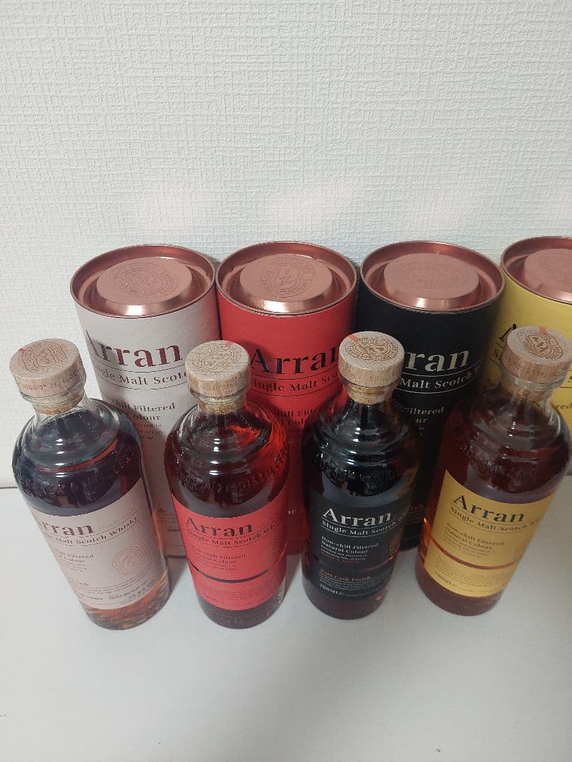 Arran シングルモルトウイスキー 4種セット
