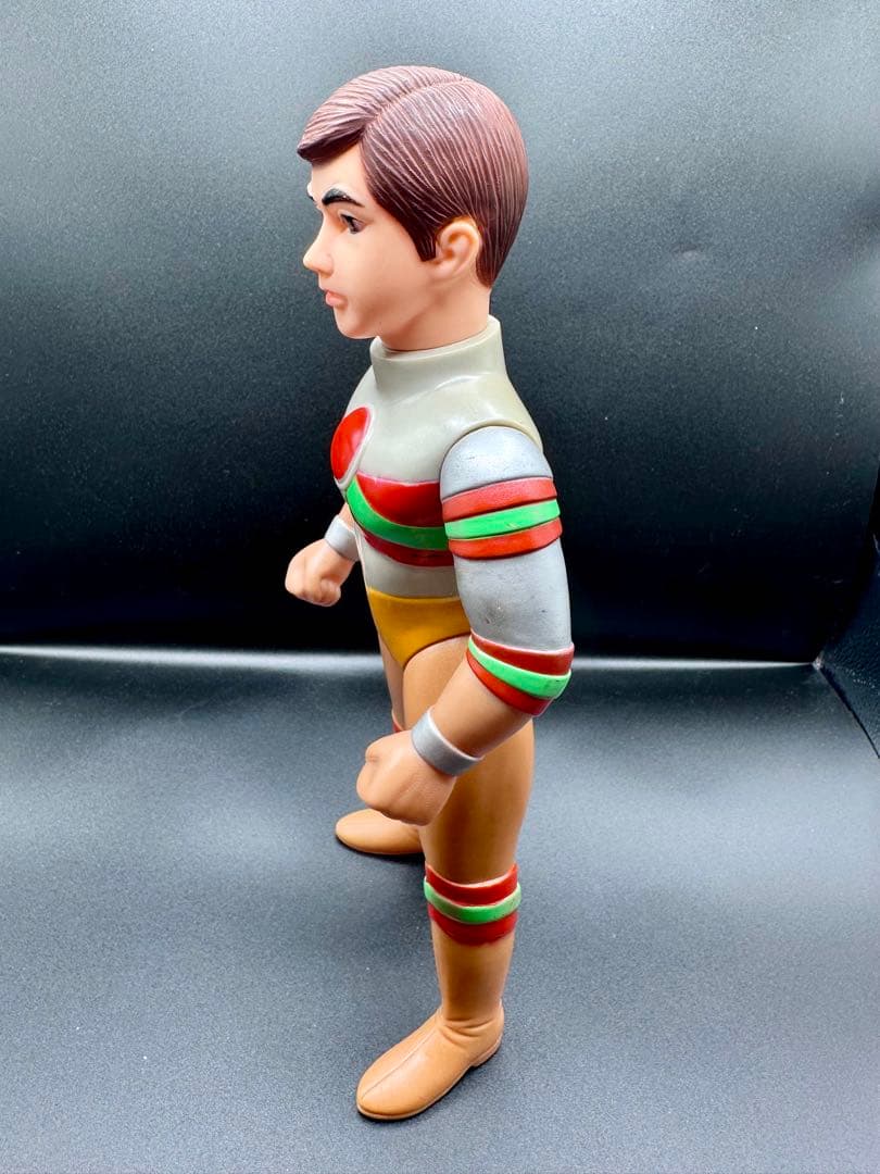 トリプルファイター　30cm ブルマァク　ソフビ　年代物　1970年代