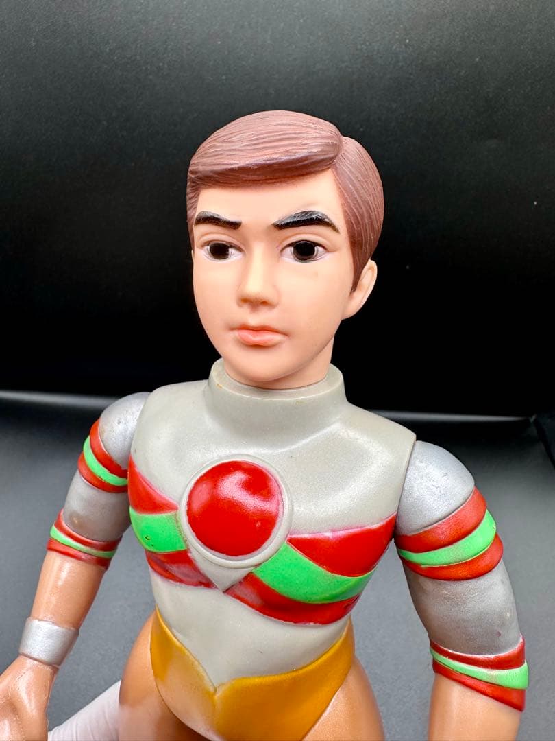 トリプルファイター　30cm ブルマァク　ソフビ　年代物　1970年代