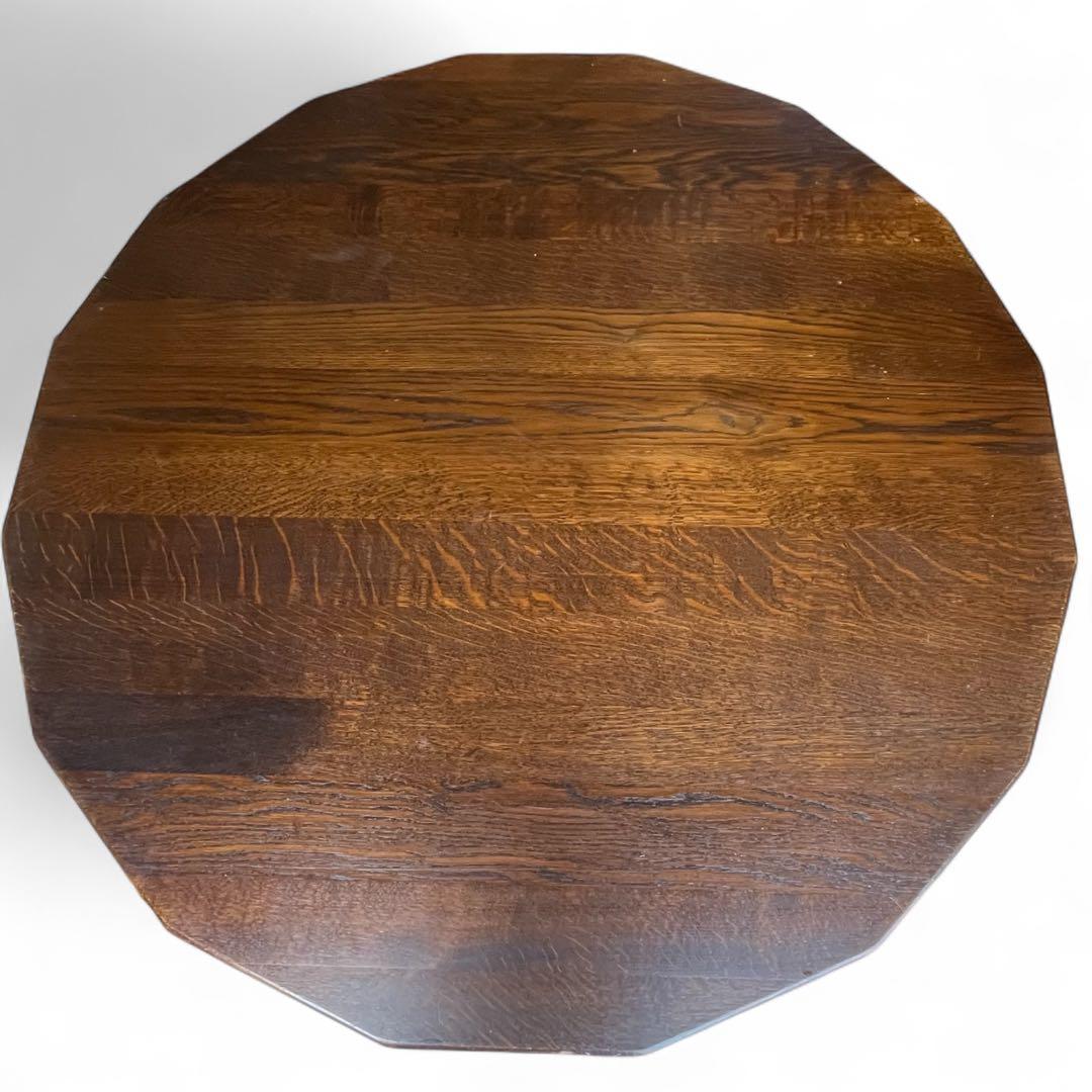 オランダ民芸家具 ネザーランズフォークロア 16角形 ダイニングテーブル