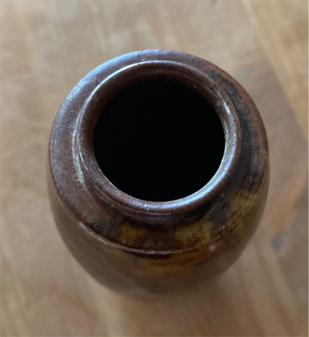 [茶道具]有祥作　鎗之鞘茶入(共箱) ○