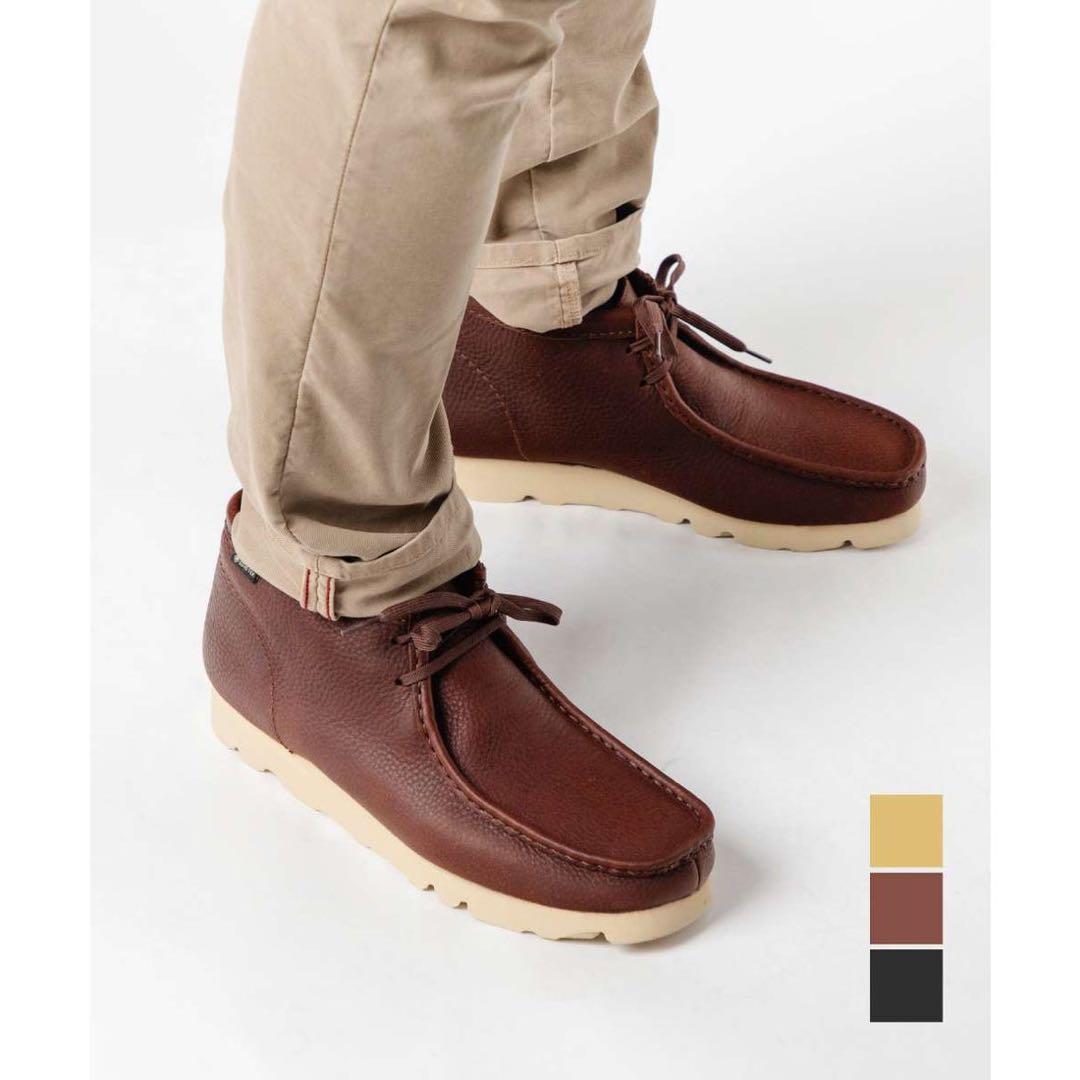 クラークス　ワラビー　ゴアテックス　ブラウン　UK7 US8 25cm