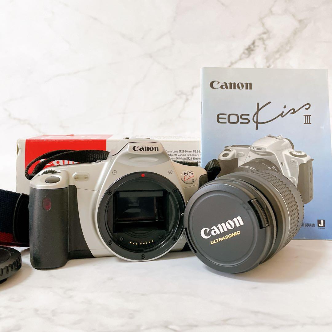 美品✨Canon EOS Kiss III フィルム一眼レフカメラ レンズキット