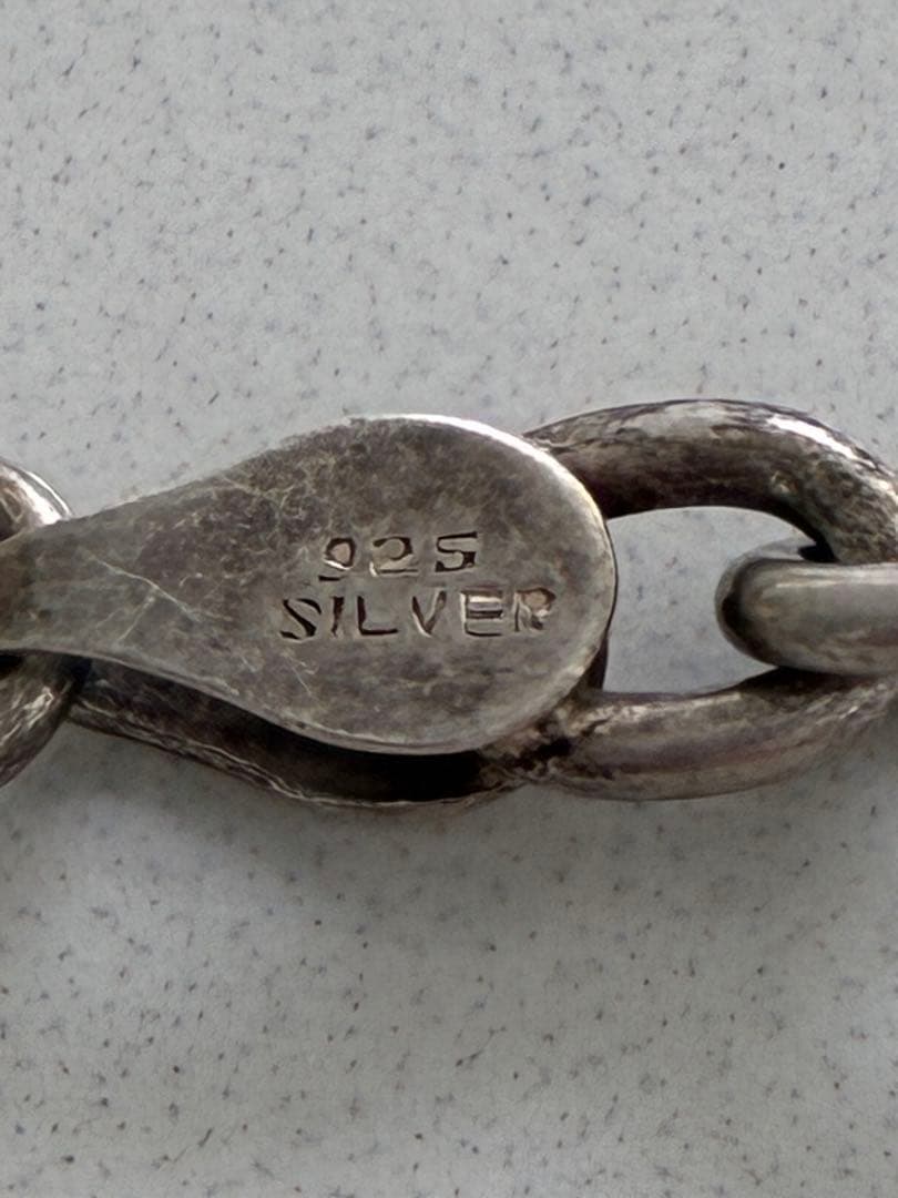 ★銀製★メンズ　シルバー925 チェーン ネックレス 50cm ★23g