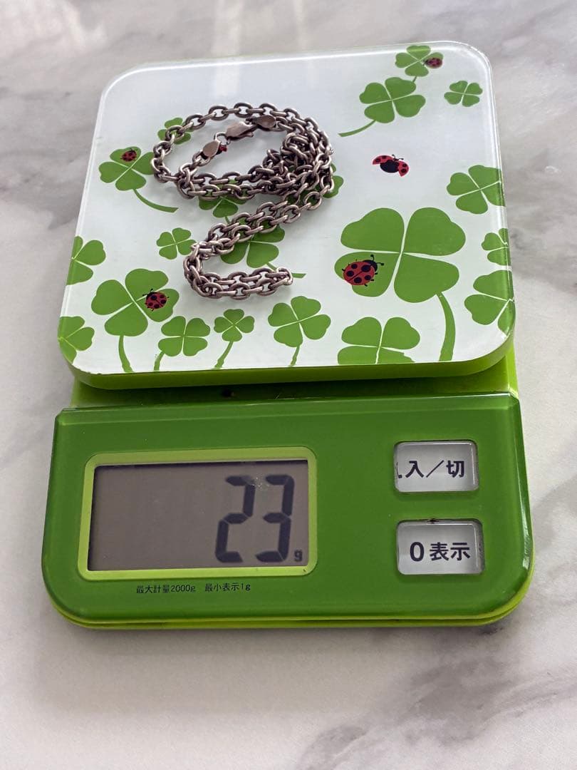 ★銀製★メンズ　シルバー925 チェーン ネックレス 50cm ★23g