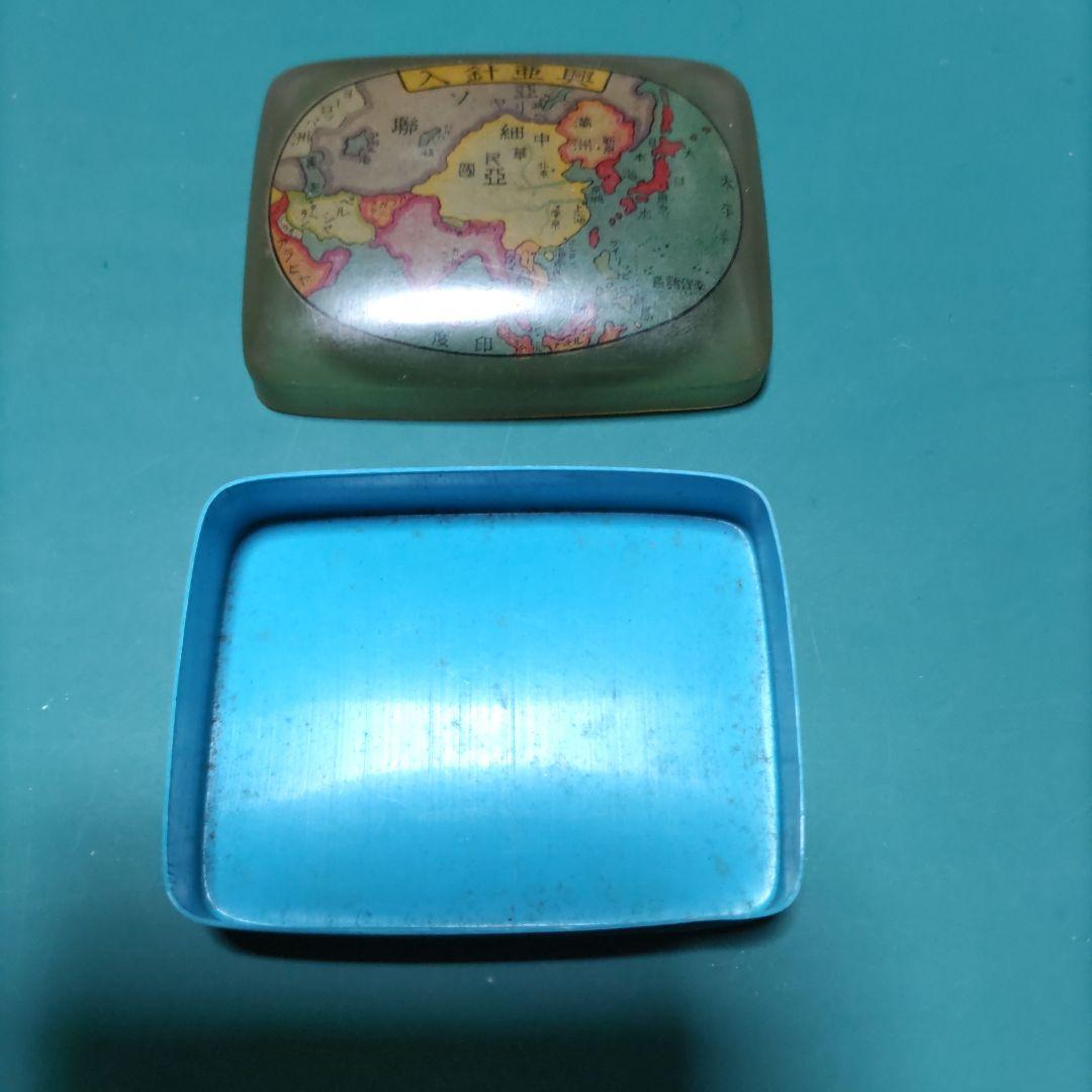 戦前地図デザインのセルロイド針入れケース 興亜針入 - メルカリ