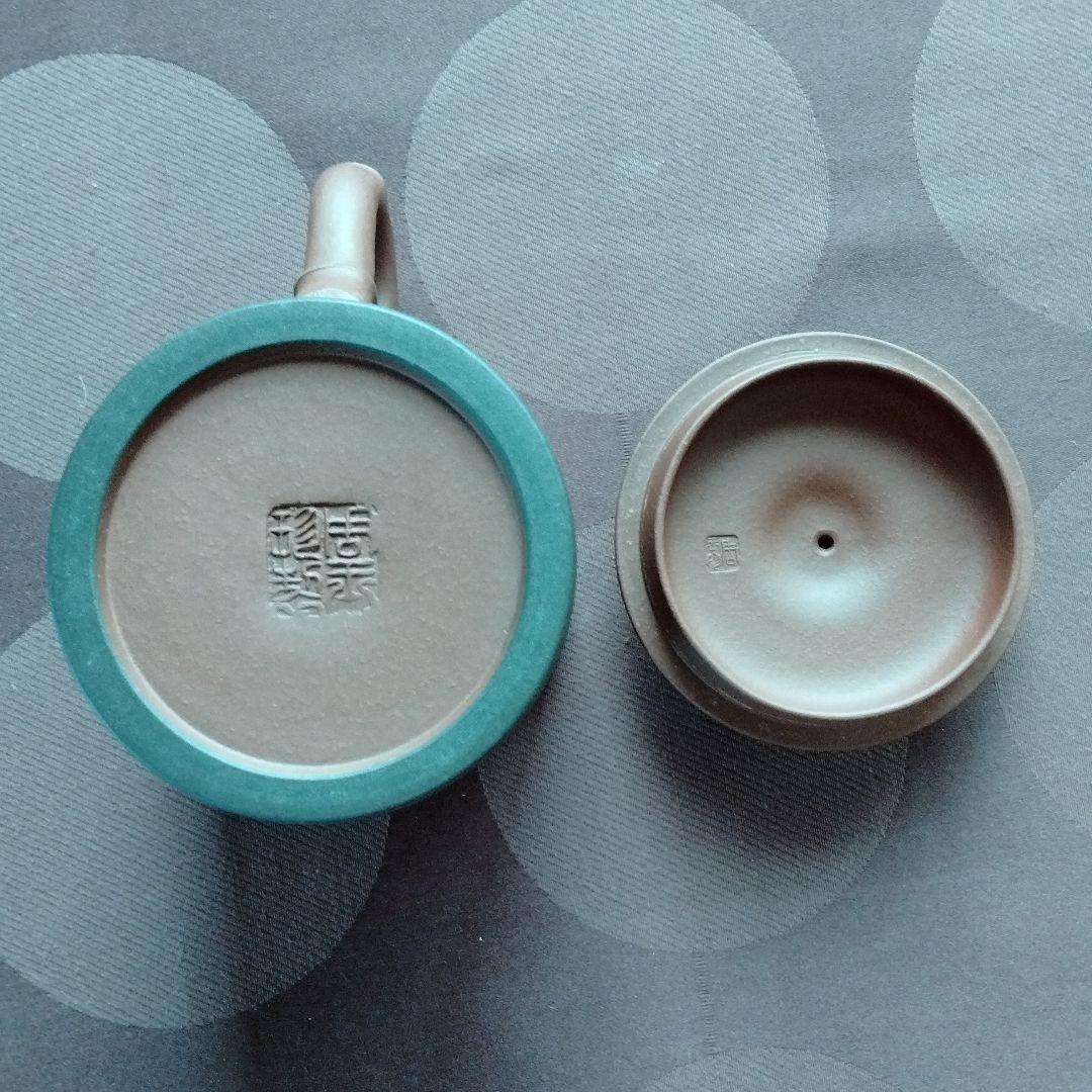 中国骨董 茶道具中国宜興紫砂名品超人気大師女流作家周玉珍02年製