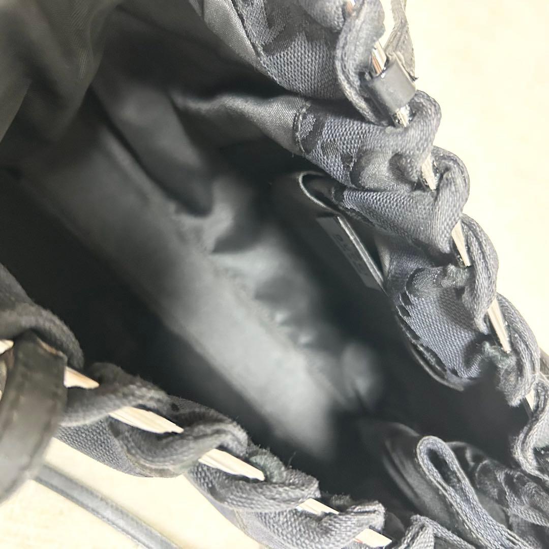 希少　グッチ　GUCCI ハンドバッグ　アクセサリーポーチ　ジャンボGG 黒