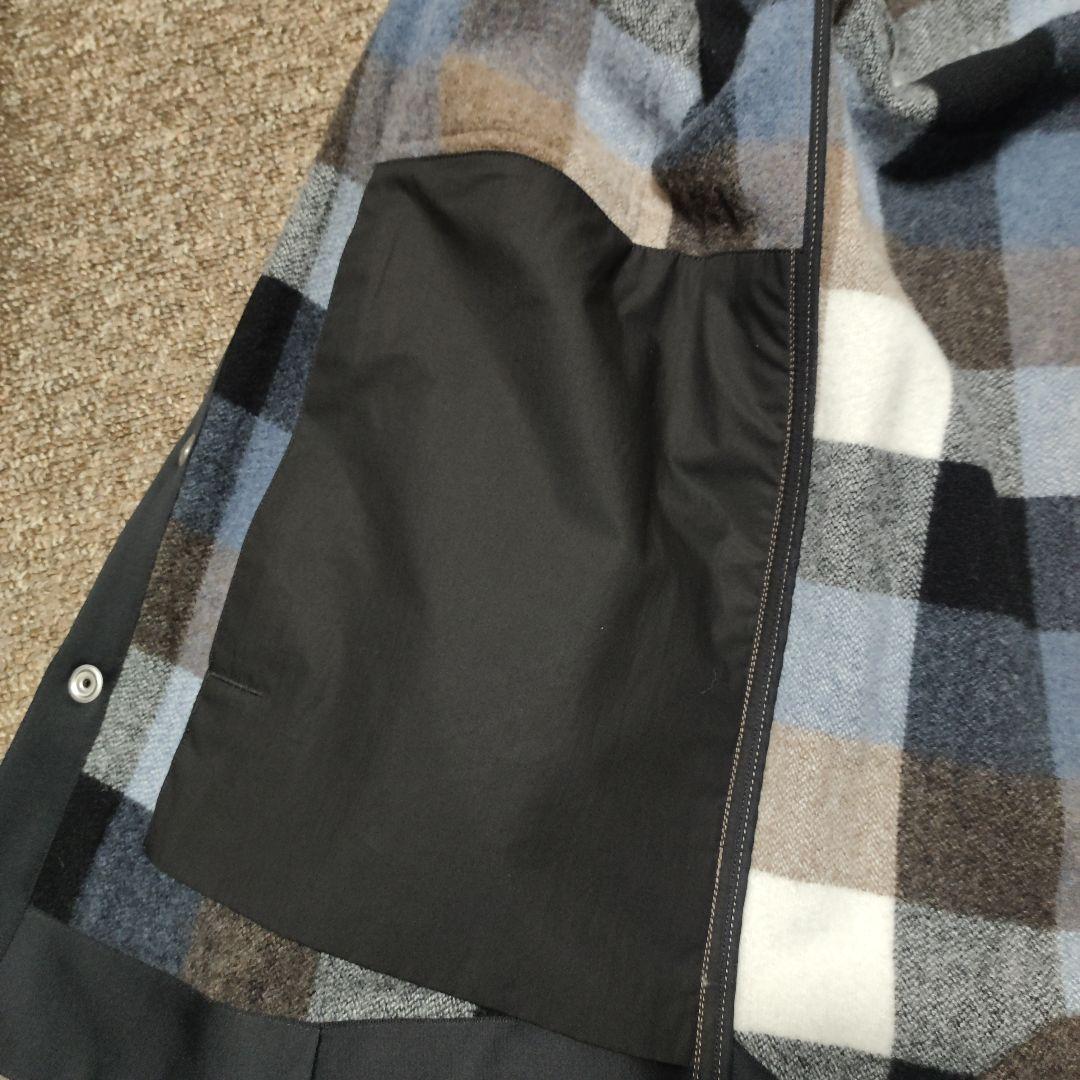 ジャケット・アウター Rick Owens OUTERSHIRT PALE BLUE PLAID